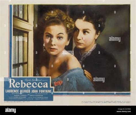 Rebecca 1940 joan fontaine hi-res stock photography and images - Alamy