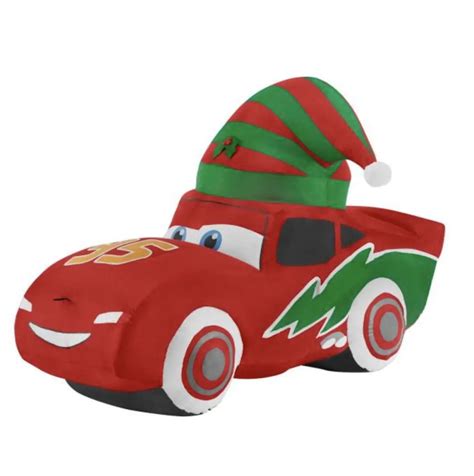 Light Up Your Yard With This Lightning McQueen Christmas Inflatable ...