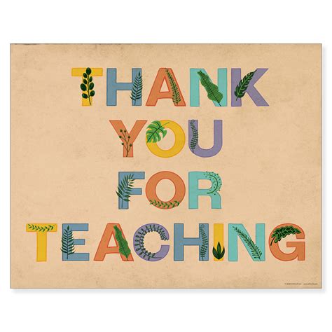 Teacher Appreciation Motivational Posters Set of Seven Inspirational ...