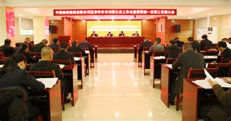 宜春市分公司召开四届一次职工代表大会 - 中国邮政集团工会
