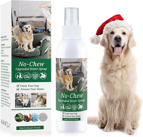 Amazon.com : No Chew Spray for Dogs. 175ML Bitter Apple Spray for Dogs ...