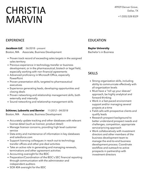 Development Associate Resume Examples 的图像结果