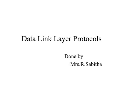 Image result for How Does Work in Data Link Layer Protocols