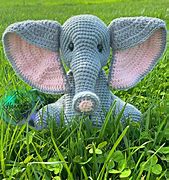 Image result for Large Crochet Elephant Pattern