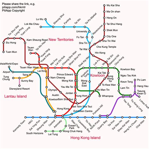 Hong Kong MTR Map, Hong Kong Metro Map Subway Lines, 57% OFF