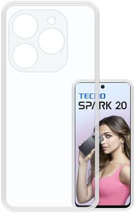 VIDO Transparent Back Case Cover for Tecno Spark 20 (Soft & Flexible ...