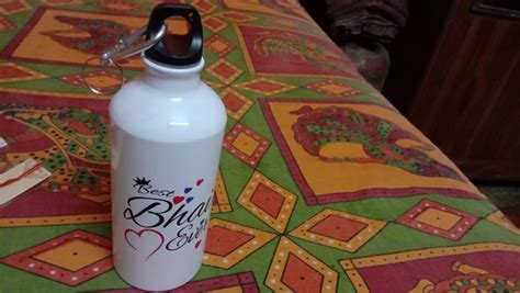 SKYTRENDS Rakhi gift for brother Sipper Bottle with Rakhi, Roli, Chawal ...