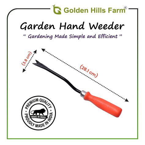 Buy Golden Hills Farm Hand Weeder - Durable and Ergonomic Garden Tool ...