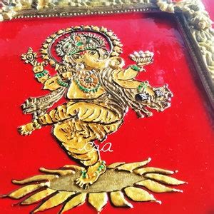 Buy Lord Ganesh Frame, Ganesha Wall Hanging, Indian God Art, Ganesha ...