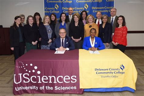 University of the Sciences, Delaware County Community College Sign ...