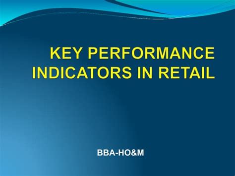 Image result for Retail Key Performance Indicators