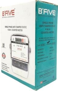 b'five Single Phase 2 Wire Ac Electronic KWH Meter LCD Display ...