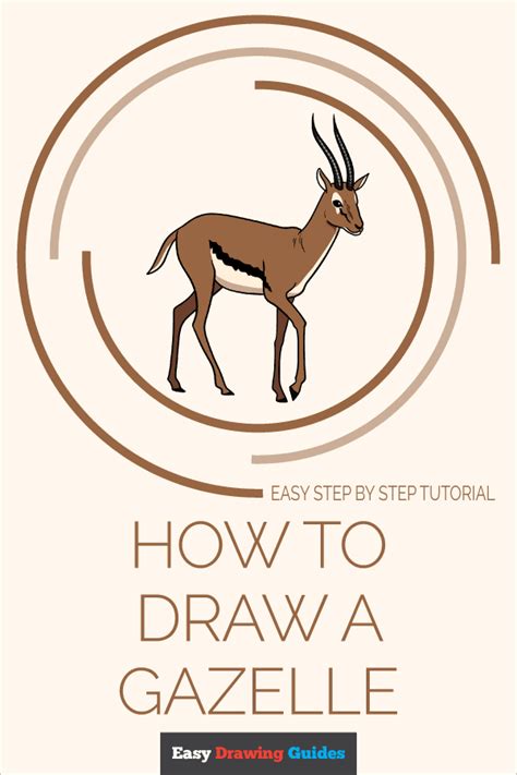 How to Draw a Gazelle - Really Easy Drawing Tutorial