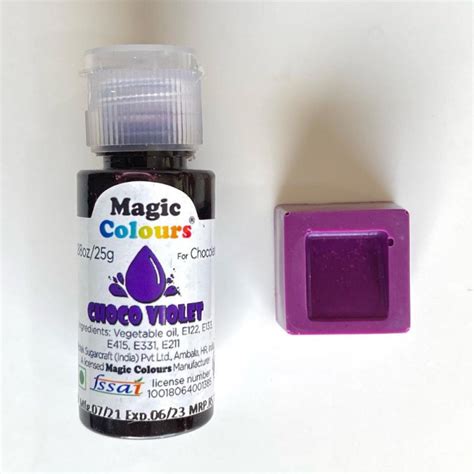 Violet Chocolate Colour | Oil Candy Food Colour (25 Gms) - Magic Colours