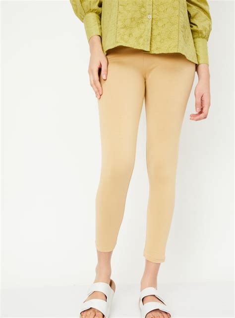 Buy Women Solid Ankle Length Leggings - Pack of 2 Online at just Rs ...