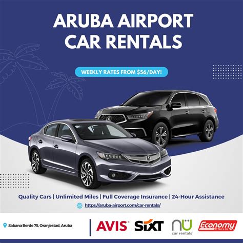 Aruba Airport Car Rentals | Rentals from $56/day!
