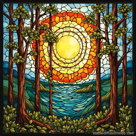 Stained Glass Pattern for Beginners | Stable Diffusion Online