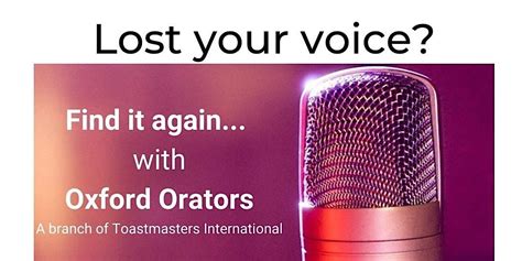 Oxford Orators - come and practice your public speaking skills, Oxford ...