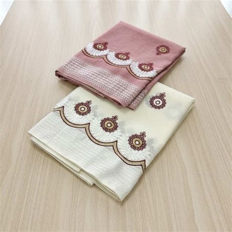 Cotton Premium Embroidery Pooja Jod - Buy Jain Cotton Premium ...