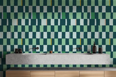 Buy Chic Summer Wallpaper - Checkered Delight
