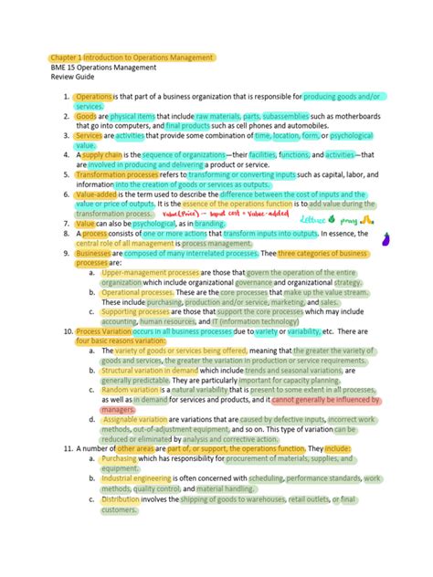 Operations Management Chapter 1 的图像结果
