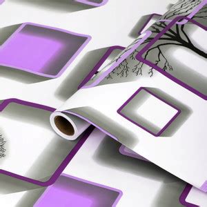 WallDaddy 300 cm Chokor Purple Self Adhesive Sticker Price in India ...