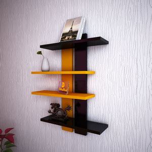SIWOZ Ladder Welf Beautiful Floating Wall Racks Shelves Living & Bed ...