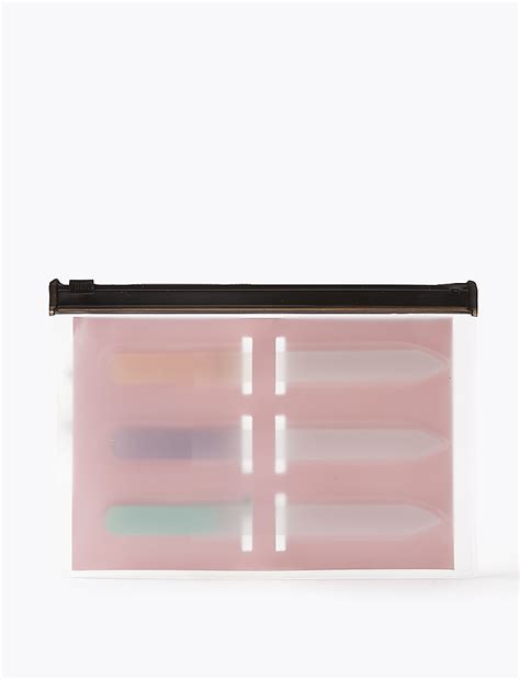 Buy Set of 3 Crystal Nail Files Bag at Marks & Spencer