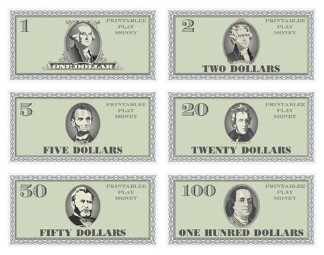 Phony Money - 10 Free PDF Printables | Printablee