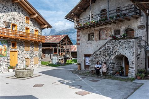 The Belluno village Canale d'Agordo