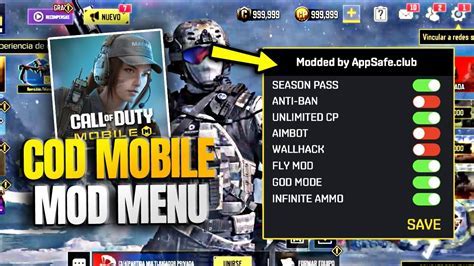 Rezultat imagine pentru Cod Mobile Mod Menu 1.0.20