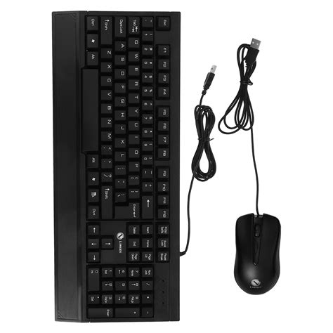 WORGEOUS Mouse Keyboard Set Key Keyboard Boy Office 44.5X15X3.5CM Black ...