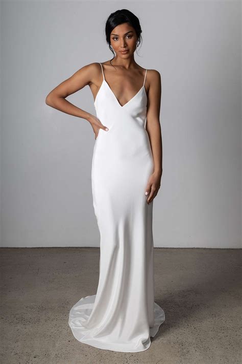 Slip Wedding Dress