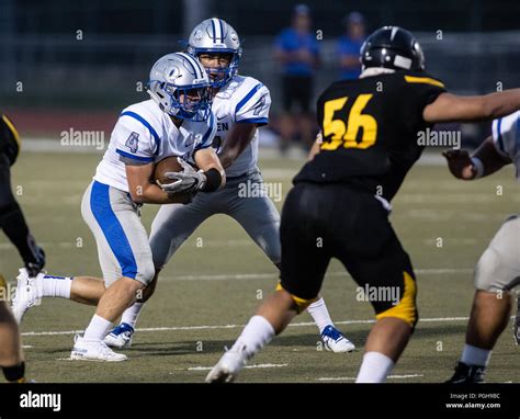 Football action with McQueen High School at Enterprise in Redding ...