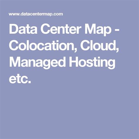 Data Center Map 的图像结果