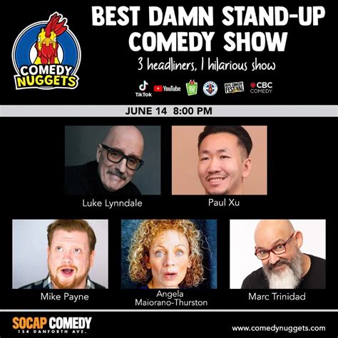 Best Damn Stand-Up Comedy Show, SoCap Comedy, Toronto, 14 June 2024 ...