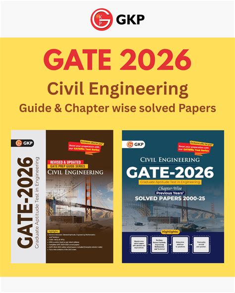 Buy GATE 2026: Civil Engineering Preparation Set (Complete Study Guide ...