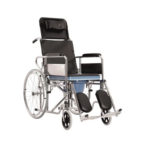 Buy Recliner Wheelchair with Commode & Toilet Pot - VSM Kare