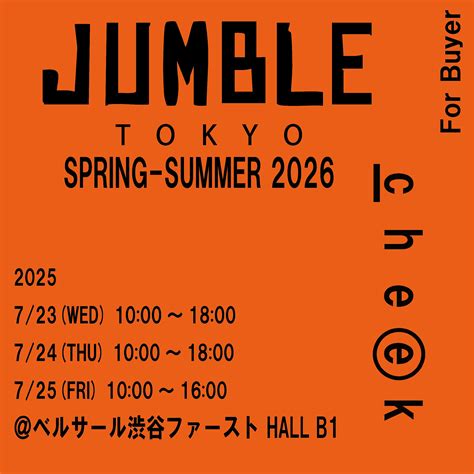 Jumble Tokyo | cheek