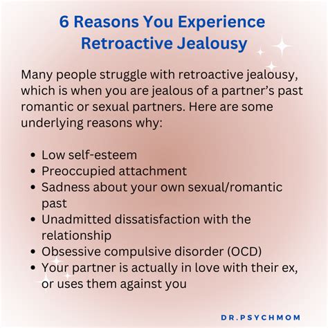 6 Reasons You Experience Retroactive Jealousy - Dr. Psych Mom