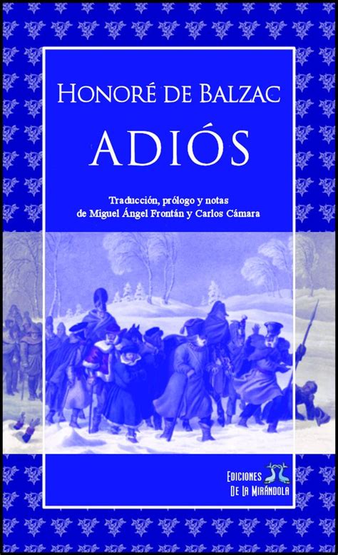 Adiós (Spanish Edition) eBook : Balzac, Honoré de, De La Mirándola ...