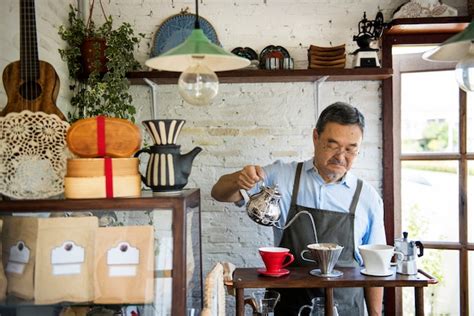 Cafe bar enjoyment relaxation service business | Premium Photo