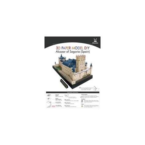 Buy ITpandaa 3D Paper Model DIY | Alcazar of Segovia | Papercraft for ...