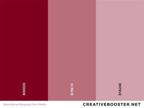 25+ Best Colors That Go With Burgundy: Burgundy Color Palettes ...