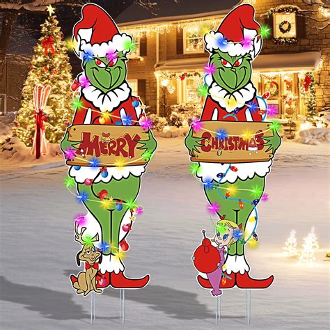 Grinch Outdoor Christmas Decorations