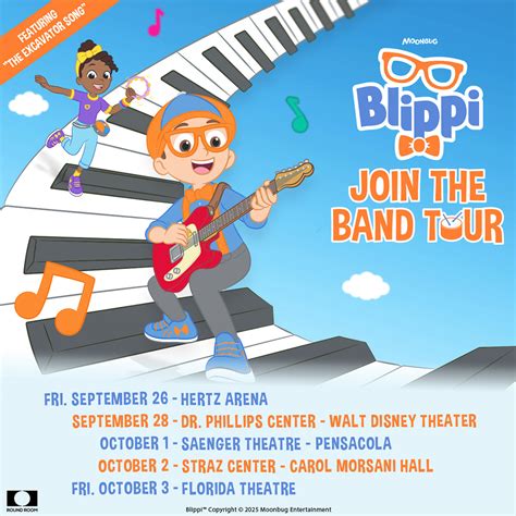 4-PACK GIVEAWAY — Blippi (Live!) 4 Dates — Orlando (Sep 28), Pensacola ...