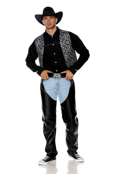 Wild West Cowboy 3 Piece Costume Set - Black | Fashion Nova