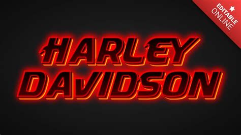 Harley-Davidson | Fire Font | Text Effect Generator