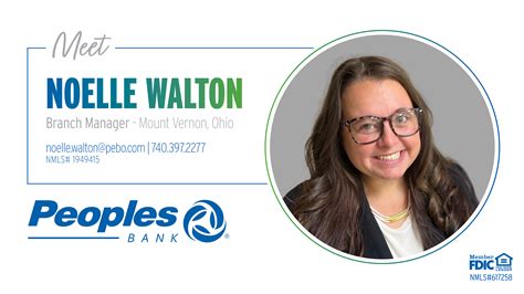 Meet Noelle Walton – the new Branch Manager of Mount Vernon, Ohio! – Peoples Bank