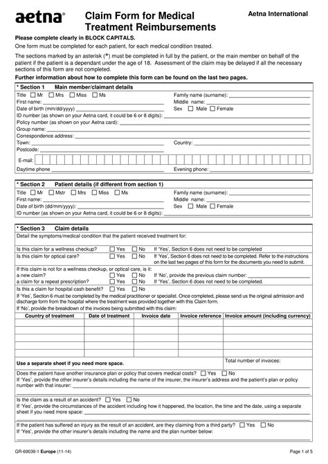 FREE 14+ Employee Medical Reimbursement Forms in PDF